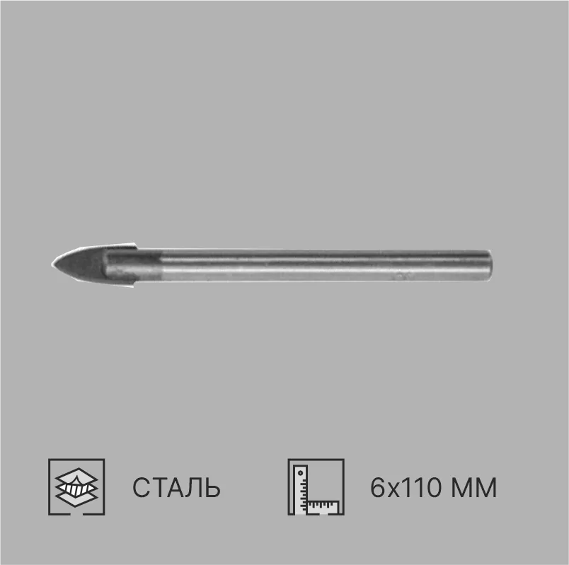СВЕРЛО ПО ПЛИТКЕ