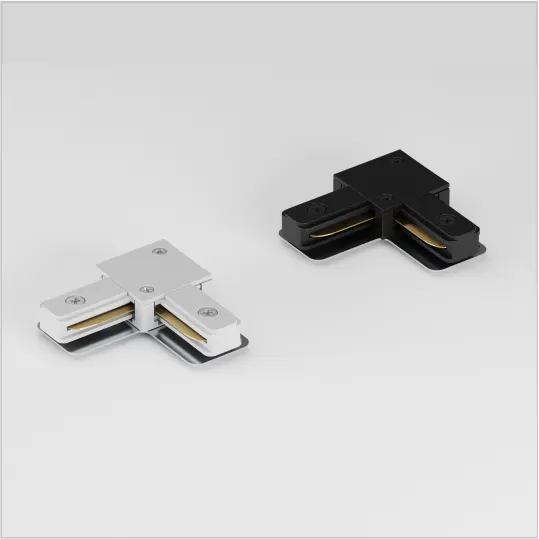 IC 01-4 - Соединитель "L"для однофазной трековой шины (черный)