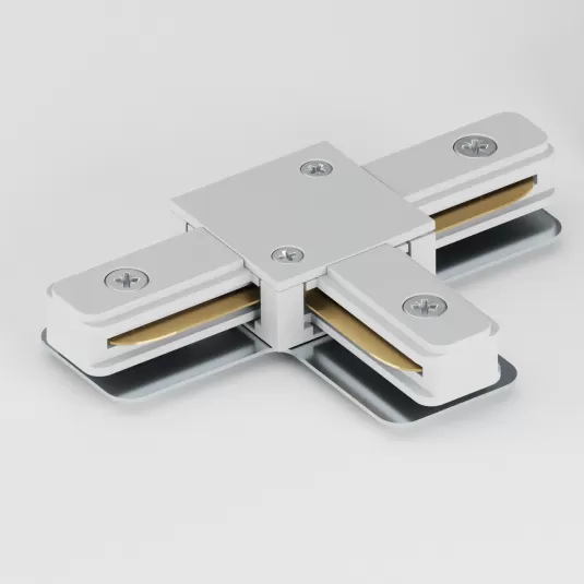 IC 01-5 - Соединитель "T"для однофазной трековой шины (белый)