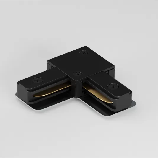 IC 01-4 - Соединитель "L"для однофазной трековой шины (черный)