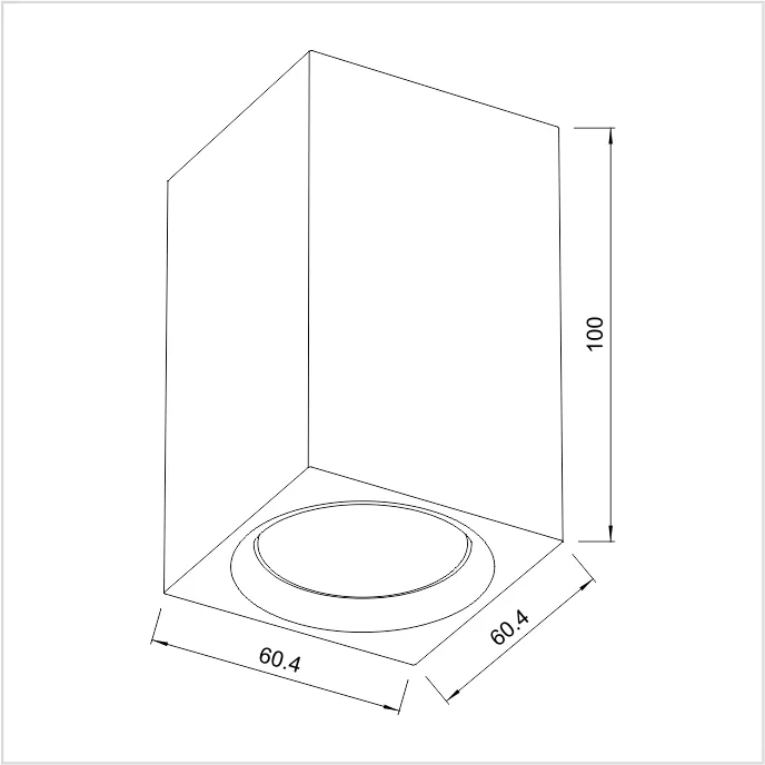 SPT 01-12 Светильник "Spot" GU10 230V (черный)
