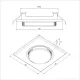 L 08-11 - Светильник GX 53 (LED 4W, песочно-белый)
