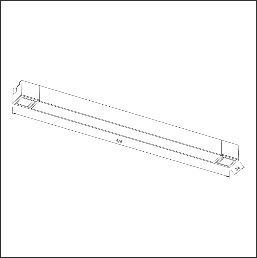 TRL 01-17 - Светильник трековый 230v 30W 4000K (белый)