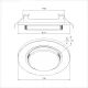 L 08-10 - Светильник GX 53 (LED 4W, песочно-белый)